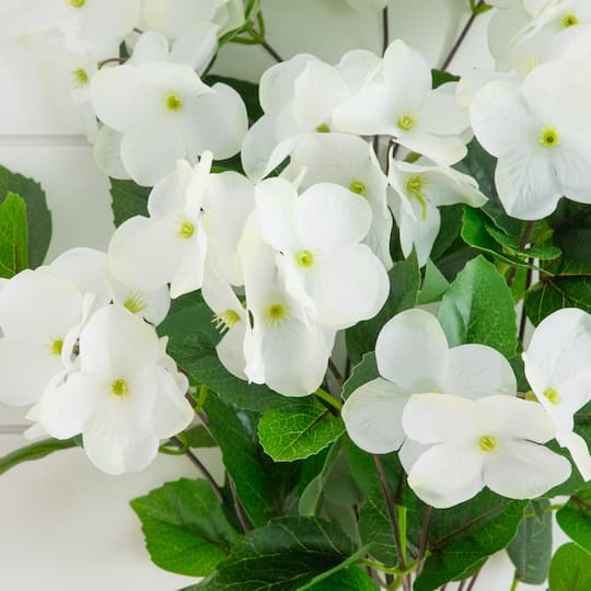 19" UV Resistant Artificial Hydrangea Bushes